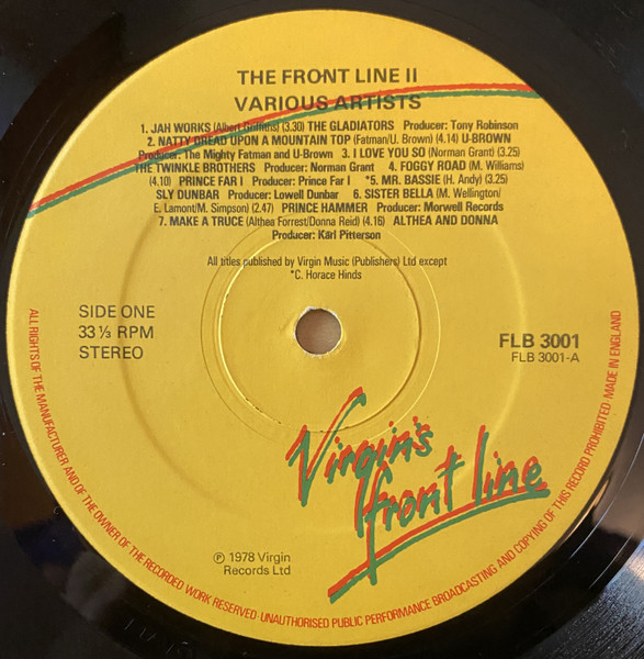 Various - The Front Line II | Front Line (FLB 3001) - 3 Various - The Front Line II | Front Line (FLB 3001) - 3