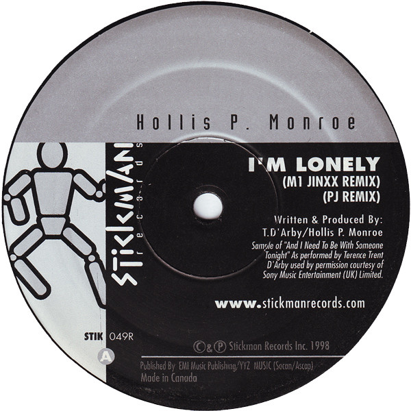 Hollis P. Monroe - I'm Lonely | Stickman Records (STIK 049R)