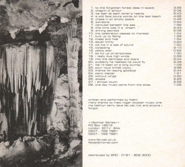 Foehn - Hidden Cinema Soundtrack | FatCat Records (FAT-SP01) - 2