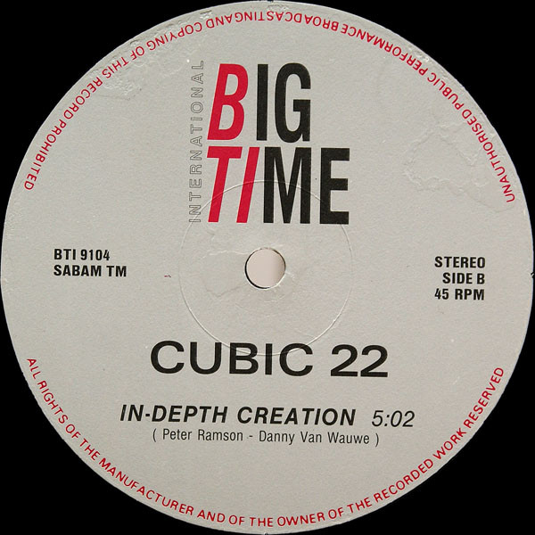 Cubic 22 - Night In Motion | Big Time International (BTI 9104) - 4