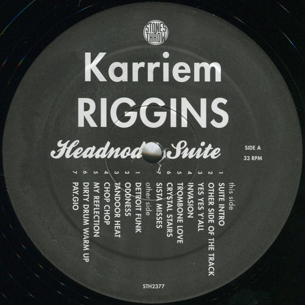 Karriem Riggins - Headnod Suite | Stones Throw Records (STH2377) - 3 Karriem Riggins - Headnod Suite | Stones Throw Records (STH2377) - 3