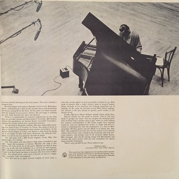 Bill Evans - Further Conversations With Myself | Verve Records (23MJ 3076) - 3 Bill Evans - Further Conversations With Myself | Verve Records (23MJ 3076) - 3