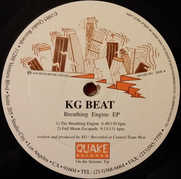 KG Beat - Breathing Engine EP | Quake Records (QUAKE 001)