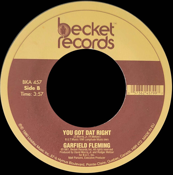 Garfield Fleming - Don't Send Me Away | Becket Records (BKA 457) - 2 Garfield Fleming - Don't Send Me Away | Becket Records (BKA 457) - 2