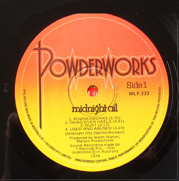 Midnight Oil - Midnight Oil | Powderworks (MLF 233) - 2