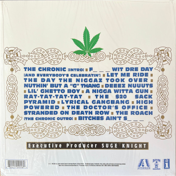 Dr. Dre - The Chronic | Death Row Records (00602455099969) - 2