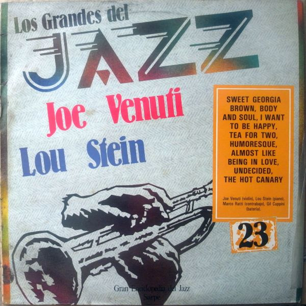 Joe Venuti , Lou Stein - Los Grandes Del Jazz 23 | Sarpe (GJ-23)