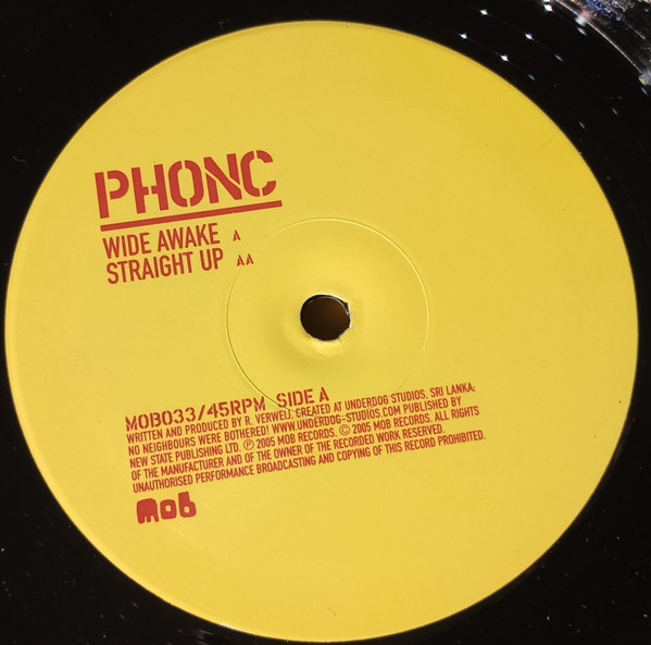 Phonc - Wide Awake | Mob Records (MOB033) - main