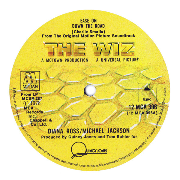 Diana Ross / Michael Jackson - Ease On Down The Road | MCA Records (12 MCA 396) - 3