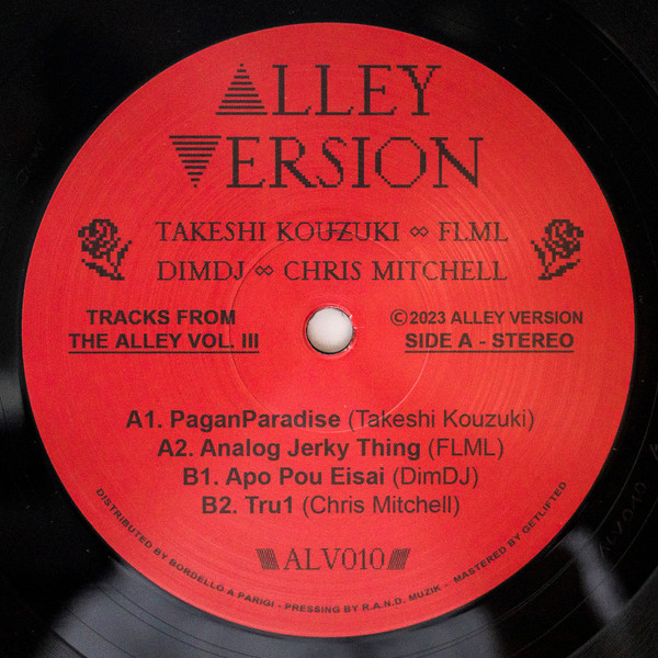 Takeshi Kouzuki & FLML & DimDJ & Chris Mitchell - Tracks From The Alley Vol. III | ALLEY VERSION (ALV010) Takeshi Kouzuki & FLML & DimDJ & Chris Mitchell - Tracks From The Alley Vol. III | ALLEY VERSION (ALV010)