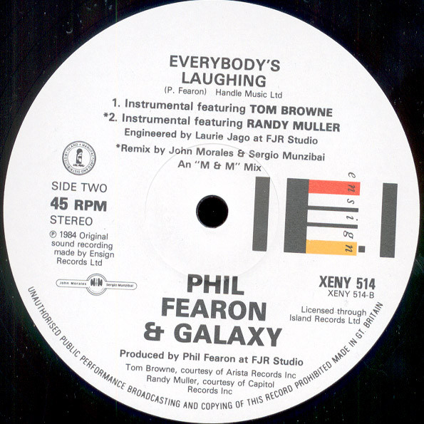 Phil Fearon & Galaxy - Everybody's Laughing (Sangria Mix) | Ensign (XENY 514) - 4