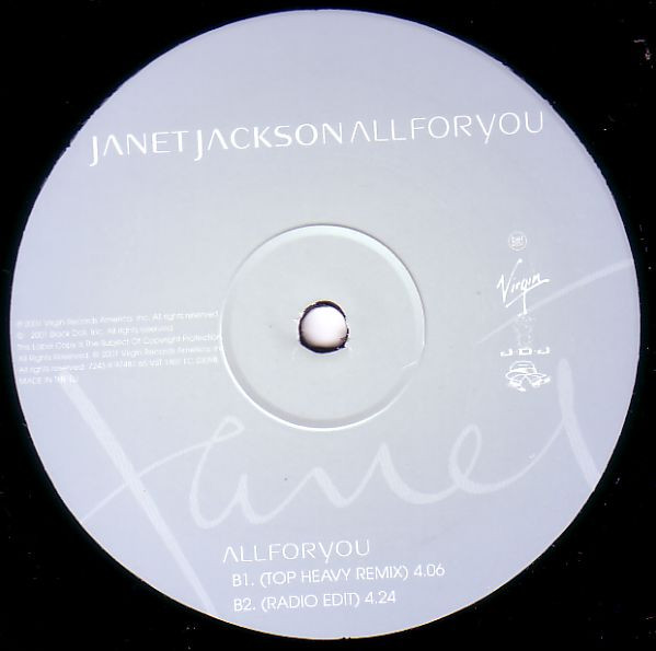Janet Jackson - All For You | Virgin (7243 8 97487 6 5) - 3