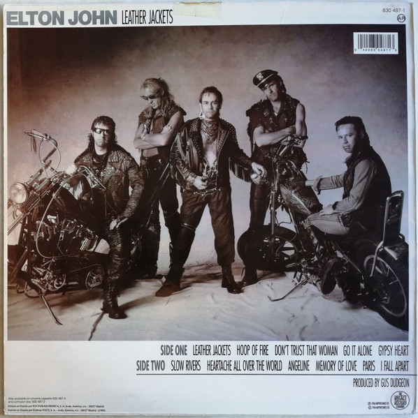 Elton John - Leather Jackets | The Rocket Record Company (830 487-1) - 2