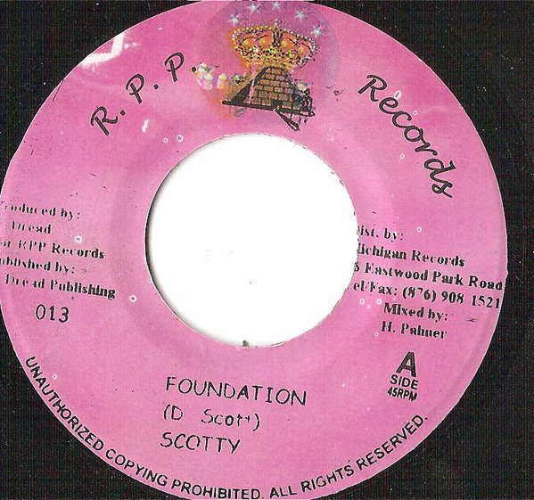 Scotty - Foundation | R.P.P. Records (013) - main