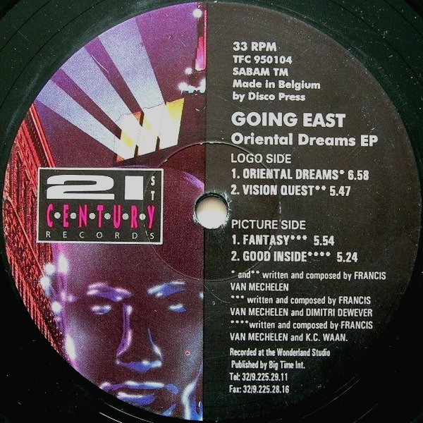 Going East - Oriental Dreams EP | 21st Century Records (TFC 950104) - 3 Going East - Oriental Dreams EP | 21st Century Records (TFC 950104) - 3