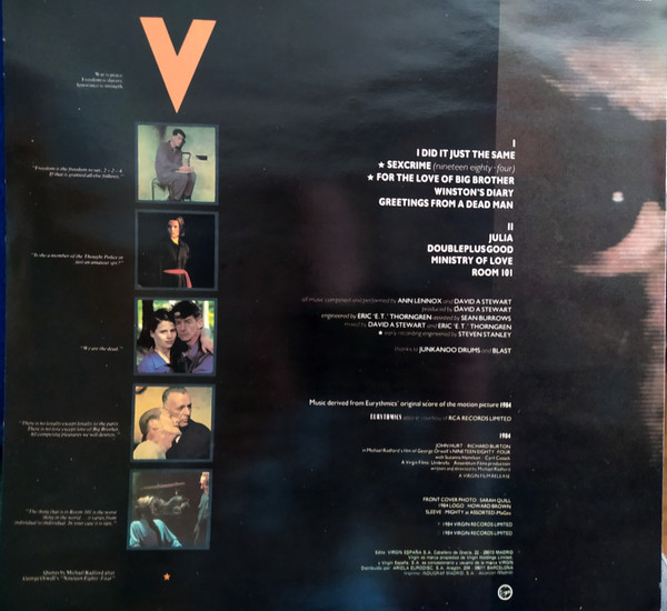 Eurythmics - 1984 (For The Love Of Big Brother) | Virgin (T 206 680) - 2