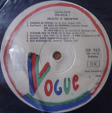 Mato E Morro - Brazil! | Vogue (SLDC. 912) - 3 Mato E Morro - Brazil! | Vogue (SLDC. 912) - 3