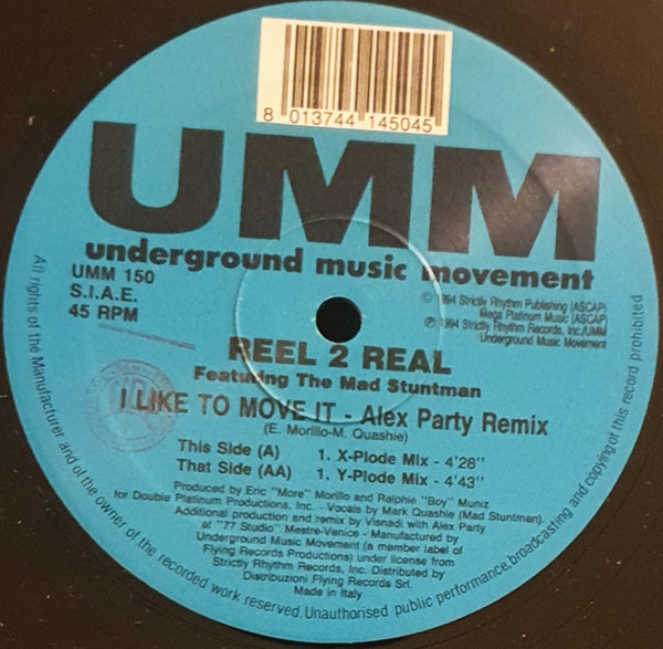 Reel 2 Real Featuring The Mad Stuntman - I Like To Move It (Alex Party Remix) | UMM (UMM 150)