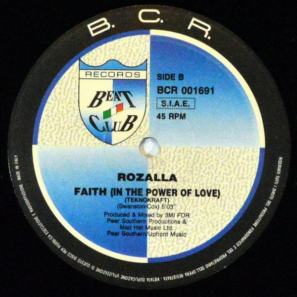 Rozalla - Faith (In The Power Of Love) | Beat Club Records (BCR 001691) - 3