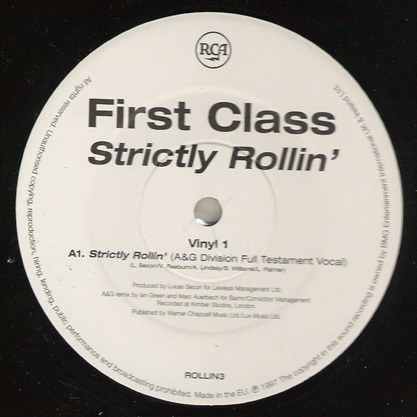First Class - Strictly Rollin' | RCA (ROLLIN3) - main