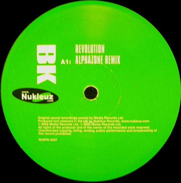 BK - Revolution (12" Number Two) | Nukleuz (NUKFA 0437) - 3 BK - Revolution (12" Number Two) | Nukleuz (NUKFA 0437) - 3