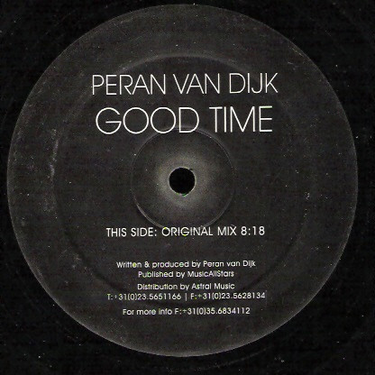 Peran van Dijk - Good Time | RR Records (RR005) - main