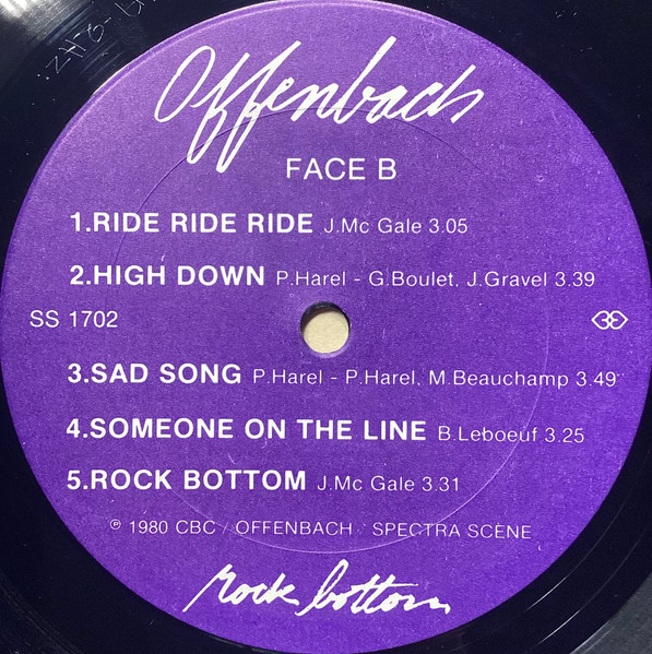 Offenbach - Rock Bottom | Spectra Scène (SS 1702) - 4 Offenbach - Rock Bottom | Spectra Scène (SS 1702) - 4