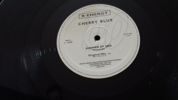 Cherry Blue - Summer Of 2000 | X-Energy Records (X-12289) - main
