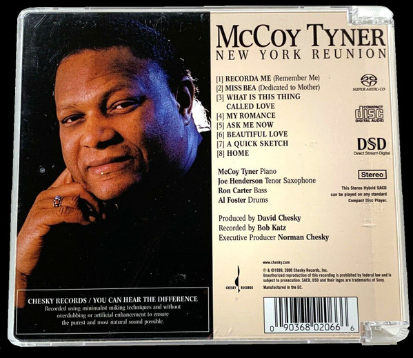 McCoy Tyner Quartet - New York Reunion | Chesky Records (SACD206) - 2