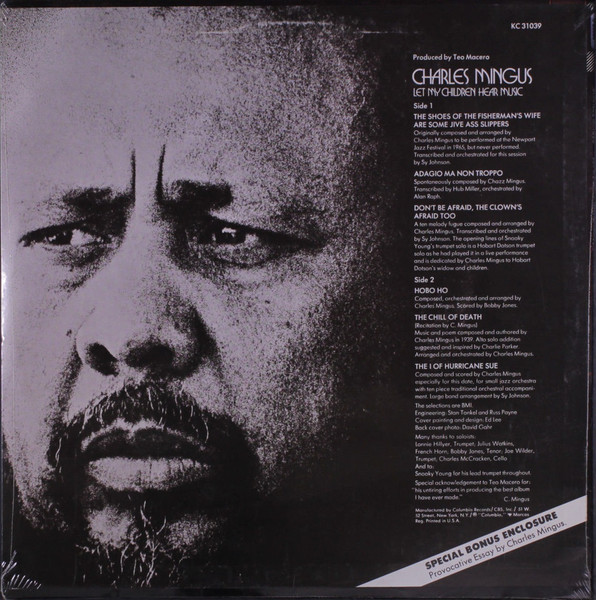Charles Mingus - Let My Children Hear Music | Columbia (C 31039) - 2