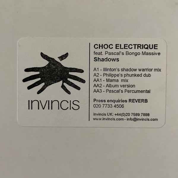 Choc Electrique Feat. Pascal's Bongo Massive - Shadows | Invincis (INVT 007)