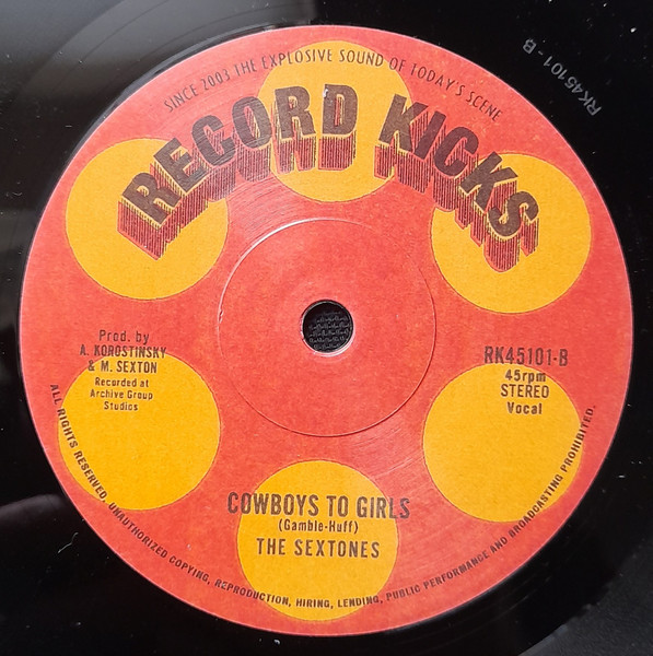 The Sextones - You're So Fine | Record Kicks (RK45101) - 2