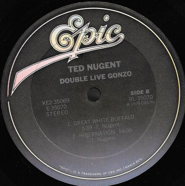 Ted Nugent - Double Live Gonzo! | Epic (KE2 35069) - 3