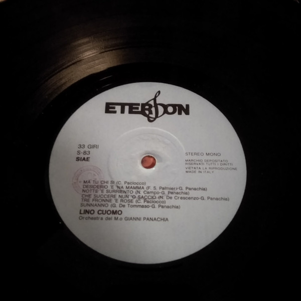 Lino Cuomo - Perdutamente | Eterfon (S-84) - 4 Lino Cuomo - Perdutamente | Eterfon (S-84) - 4