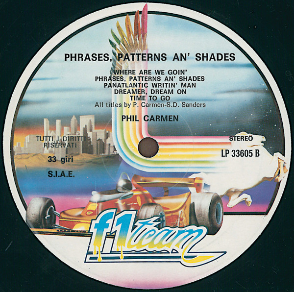 Phil Carmen - Phrases, Patterns An' Shades | F1 Team (LP 33605) - 4