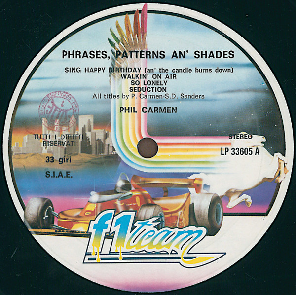 Phil Carmen - Phrases, Patterns An' Shades | F1 Team (LP 33605) - 3