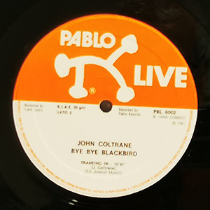 John Coltrane - By By Blackbird | Pablo Live (PBL 6002) - 4