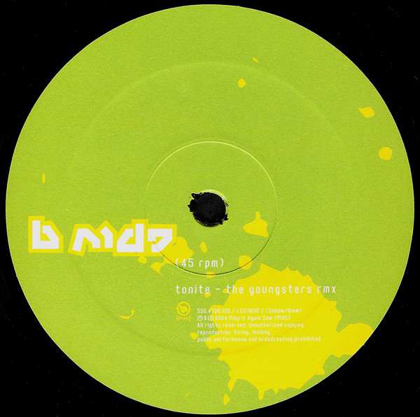 Anja Schneider - Tonite | [PIAS] (PIASD 4726) - 3