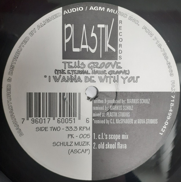 Tehs Groove (The Eternal House Groove) - I Wanna Be With You | Plastik Records (PK-005)