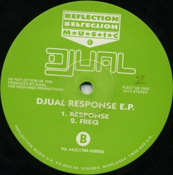 Djual - Djual Response E.P. | Reflection Music (FLECT UK 2502) - 2