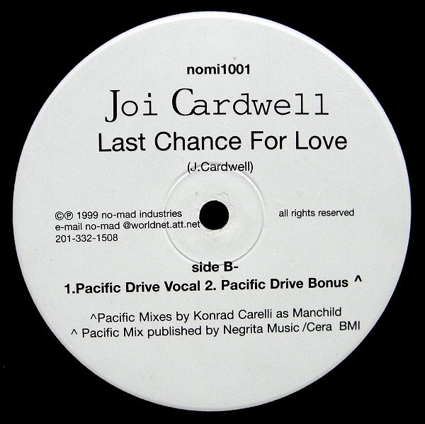 Joi Cardwell - Last Chance For Love | No-Mad Industries (nomi1001) - 2