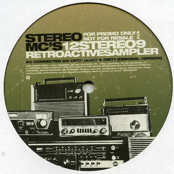 Stereo MC's - RetroActiveSampler | Island Records (12 STEREO 9) - 3