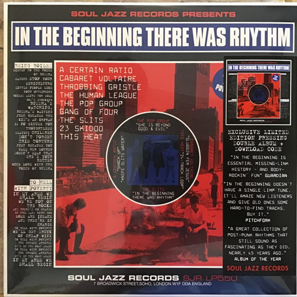 Various - In The Beginning There Was Rhythm | Soul Jazz Records (SJR LP550)