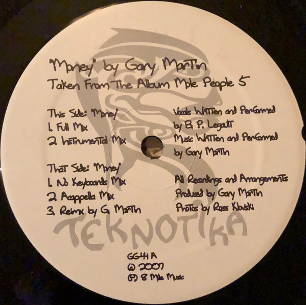 Gary Martin - Money | Teknotika Records (GG044) - 3 Gary Martin - Money | Teknotika Records (GG044) - 3
