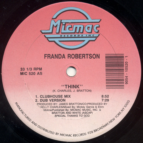 Franda Robertson - Think | Micmac Records, Inc. (MIC 520)