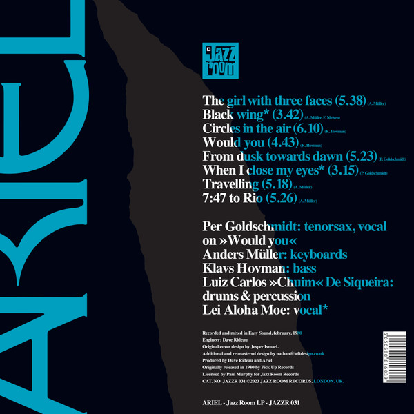 Ariel - Ariel | Jazz Room Records (JAZZR 031) - 2