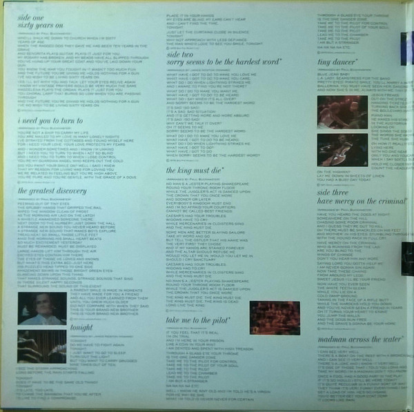 Elton John With Melbourne Symphony Orchestra - Live In Australia | The Rocket Record Company (832 470-1) - 2