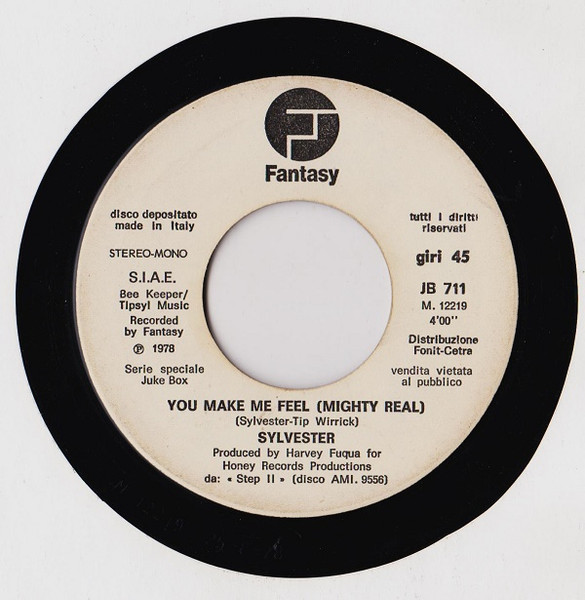 Sylvester / Renato Pareti - You Make Me Feel (Mighty Real) / Jenny | Fantasy (JB 711) Sylvester / Renato Pareti - You Make Me Feel (Mighty Real) / Jenny | Fantasy (JB 711)