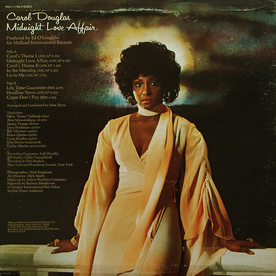 Carol Douglas - Midnight Love Affair | Midland International (BKL1-1798) - 2