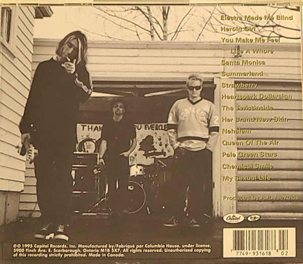 Everclear - Sparkle And Fade (CD) | Capitol Records (CDP 530929) - 2 Everclear - Sparkle And Fade (CD) | Capitol Records (CDP 530929) - 2